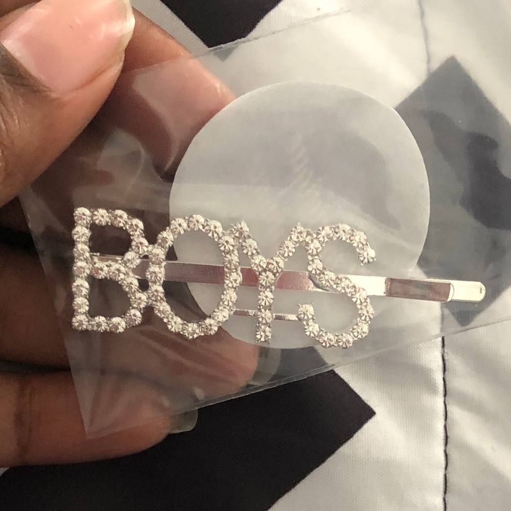 Boys Rhinestone Hair Clip